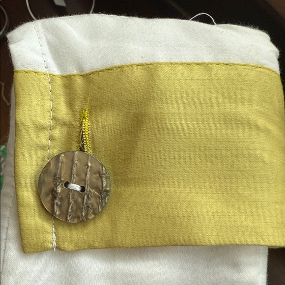 Fieldcrest Luxury Cream and Green Duvet Cover Set - Picture 3 of 3